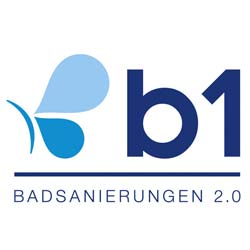 Dieses Bild zeigt das Logo des Unternehmens b1 Badsanierungen 2.0